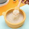 Tigela Suplementar para Comida de Bebê, Tigela com Ventosa de Silicone, Tigela de Ursinho para Crianças, Antiderrapante e Antiescaldante, Utensílios de Mesa para Treinamento de Alimentação Infantil