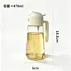 Botella rociadora de aceite al por mayor, antiadherente, para uso en cocina y hogar, botella rociadora de aceite para freidora de aire, atomizada, botella de aceite de vidrio engrosado, personalizable
