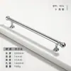 Manija de Puerta de Armario de Aleación de Zinc Estilo Francés, Tirador Sólido Minimalista Moderno Plateado Brillante Cromado de un Solo Agujero para Cajón y Gabinete