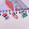 Cuentas Creativas de Doble Cara Transfronterizas Cuentas Sueltas Bolígrafo Retráctil Accesorios para Manualidades Plástico Blando de PVC Cuentas de Gota Cuentas