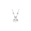 Collar de Plata de Ley S925 Candado Auspicioso para Mujer Z Nuevo Estilo Nacional Candado de Seguridad del Palacio Longevidad Lujo Accesible Diseño de Nicho Cadena para Clavícula