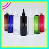 Botella PET de 250 ml con hombro plano y tapa puntiaguda Botella para líquidos de 250 ml con boca puntiaguda Botella para aceites esenciales con tapa puntiaguda Botella para inyección de agua Botella para pasta de color