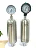 Amortecedor de pulso de ar tipo flange de aço inoxidável/rosca interna manômetro de pressão de pulsação de líquido LGMK-B buffer