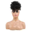 Chuyu Peluca Afro Europea y Americana de Exportación Flequillo Bolsa de Cabello Oruga Esponjosa Africana Bolsa de Cabello Rizado Pequeño Talla Grande