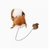 Broche de cadena de peluche de dinosaurio Pikachu tigre acostado panda muñeco de peluche de dibujos animados broche pasador lindo accesorios
