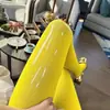 [Calcetines de Aceite de Caballo Amarillo Dorado] Brillantes y Suaves Algodón Egipcio Puro Deseo Talla Grande Aspecto Sexy Adelgazante Versátil Primavera y Verano Papel de Mascarilla Facial