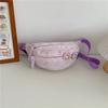 Bolsa Transversal Fofa Leve Estilo Japonês Ins Estilo Fresco Bolsa de Cintura Simples Versátil Pequena Bolsa Feminina Estilo Mori Bolsa de Peito para Meninas