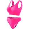 Sutiã esportivo feminino sem aro, roupa íntima confortável e sem rastros, acolchoado fino, beleza europeia e americana, costas, colete de ioga