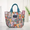 Bolsa de Almuerzo con Cremallera Lonchera Bolsa Portátil Bolsa de Mamá Tela Oxford Bolsa de Trabajo Bolsa de Mamá Bolso de Mano
