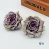 Flores de Rosa Floco de Neve Estilo Europeu Simulação 10cm Rosa Diamante Rosa de Outono Pacote de Material para Caixa de Flores Mais Vendido na Fronteira com Flores