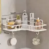 Estante de Baño Inodoro Baño Perforación Libre Montado en la Pared Estante de Almacenamiento Lavabo Montado en la Pared Almacenamiento