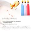 Vela de baixa temperatura casal sexy feminina baixa temperatura vela não escaldante três velas longas casal suprimentos para flerte