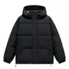 Chaqueta de Algodón Gruesa con Capucha y Forro Polar 2026 Invierno Nuevo Estilo Uniforme de Grupo Estilo de Negocios Impermeable Cálido Casual Abrigo de Algodón para Hombre