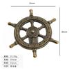 Manija de timón de hardware Jingmao para el hogar, rueda de timón antigua de feng shui, manija de estilo mediterráneo