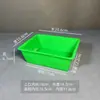 Caja de Plástico Rectangular sin Tapa para Artículos Varios, Cesta de Almacenamiento para Tornillos, Caja de Almacenamiento Colorida para Jardín de Infancia, Marco Pequeño para Fichas de Juego