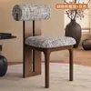 Silla de comedor Wind usada para el hogar Silla con respaldo retro francés Silla para mesa de comedor de restaurante Taburete de silla de hipopótamo de lujo ligero
