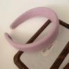 Nuevo estilo francés, elegante y elegante, accesorios para el cabello que combinan con todo, banda ancha de tela de felpa colorida, pinza para el cabello, banda para el cabello para mujeres