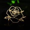 Versión coreana de broche de rosa hueca simple, alto sentido del temperamento, elegante pin, accesorios para abrigo de traje, ramillete al por mayor