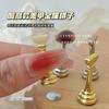 Suporte de Exercício de Base para Nail Art em Metal Elevado Peça Fixa de Unha Suporte de Exibição de Nail Art Tamanho Grande Pequeno Peça de Xadrez Base para Nail Art