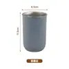 Taza de Agua de Acero Inoxidable 304, Taza de Café de Aspecto Elegante, Taza para Lavarse para Dormitorio de Estudiantes, Taza para Beber, Taza de Plástico, Se Puede Imprimir con Logo