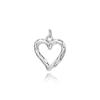 Colgante de corazón de melocotón con cara convexa, estilo retro, chapado en cobre de 18 quilates, diseño original, para hacer tú mismo, joyería, pulsera, collar, pendientes, accesorios.
