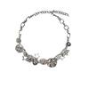 Collar con forma de estrella y botón para mujer, estilo industrial pesado, estilo punk Y2K, estilo vintage, diseño de nicho, accesorios con estilo picante, cadena de clavícula.