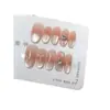 Cuentas de vidrio de 1 quilate ojo de gato pieza de uña pura usada a mano al por mayor blanco simple pegatinas de uñas de alta gama