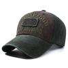Boné de beisebol masculino Four Seasons, casual, algodão lavado, letras bordadas, boné com cantos curvos, boné protetor solar casual