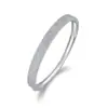Pulseira Cruzada Europeia e Americana Prata Esterlina S925 Incrustada com Moissanita Pulseira Espessa Joias Super Brilhantes Venda Direta da Fábrica Entrega Imediata