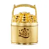 Un cubo de adornos dorados lingote de oro quemador de incienso para Buda quemador de incienso para el hogar interior un cubo de Jiangshan plato pequeño Xiangyun incienso quemador de incienso