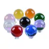 Bola de Cristal Colorida 30mm Artesanato de Cristal Decorações Acessórios Mesa Decorações de Casa Bolas de Vidro Coloridas