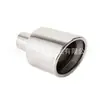 Tubo de escape modificado direto da fábrica, tubo de escape universal de aço inoxidável de dupla espessura para carros.