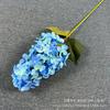 Flor artificial piña individual hortensia grande hortensia colorida boda salón de bodas fila de flores set decorativo de flores Mayoreo