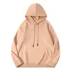 Sudadera con capucha de 280 g, estilo primavera y otoño, tejido de rizo, casual, a la moda, versátil, corte holgado, marca de moda, top liso para hombre