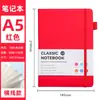 Caderno Caderno Impressão Personalizada Logo Simples Criativo Alto Valor A6 Couro Rígido Bloco de Notas A5 Capa Dura Alça Rt