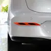Pegatinas reflectantes para coche, cinta de advertencia reflectante para parachoques delantero y trasero, tira antiarañazos para puerta, tira anticolisión, pegatinas protectoras para carrocería