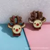 Criativo 2025 Nova Série de Natal Boneco de Neve Velhinho Joias DIY Acessórios de Resina Capa de Celular Cola Cremosa Acessórios de Cabelo