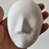 Máscara branca faça você mesmo, polpa em branco, máscara pintada à mão, pequeno retrato, crianças, jardim de infância, material didático, pintura, máscara, atacado