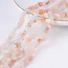 Cristal Ágata de Cascalho Pedra Bruta Contas Longas Feito à Mão Contas DIY Pulseira Colar Acessórios