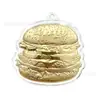 Colgante Zodiaco con Concha de Agua Dorada con Grabado, Llavero para Cadena de Teléfono Móvil Regalo, Suministro Directo del Fabricante, Soporta Logo