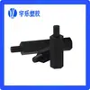 M3-5~50+6 Cabezal Único Pilar Hexagonal Rosca Interna y Externa Pilar de Aislamiento Espaciador de Perno Columna de Espaciado Columna de Nylon M3 Negro/Blanco