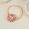 Gomas y diademas para el cabello infantiles europeos y americanos, diademas florales finas de verano para bebé, accesorios para la cabeza suaves y que no aprietan para bebés y niños pequeños