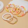 Pulseira Conjunto Simples Amarelo Moda Mais Vendida Transfronteiriça Europeia e Americana com Olhos Smiley Estrela de Cinco Pontas Atacado