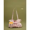 Bolso de hombro plisado elegante de gran capacidad transfronterizo para mujer, nuevo bolso tote de verano 2026 para ir al trabajo