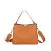 Wowow 2026 Nuevo Bolso Cruzado Versátil de Hombro Único Bolso de Piel de Vaca para Mujer para el Trabajo Piel Genuina Bolso Cubo de Gran Capacidad