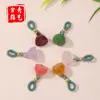 Colgante de Ágata Natural Flor de Loto Colgante Pequeño Novedades Verano 2025 Accesorios para Joyería DIY Collares Venta al por Mayor del Fabricante