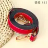 Alça de Bolsa de PU em Estoque com Alça, Ajustável, Padrão Granulado, Peças de Reposição para Bolsa com Ferragens Transversal/Ombro, Multicor, Direto da Fonte
