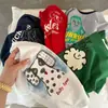 Camiseta de Manga Corta para Bebé Dibujos Animados Linda Algodón Puro Estilo Delgado Manga Media para Niños Modelo Nuevo Verano 2026 Camiseta para Niños Pequeños Niñas