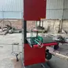 Máquina de Serra de Fita para Marcenaria 50 Máquina de Serra Multifuncional para Corte de Painéis Máquina de Corte Doméstica Pequena Serra de Fita Mesa Deslizante Vertical para Corte de Madeira Redonda