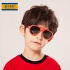 Nuevo material gafas de sol polarizadas para niños niños espejo rana cool sombrillas de sol para exteriores color translúcido DM18042